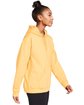 Gildan Adult Softstyle Fleece Pullover Hooded Sweatshirt yellow haze ModelSide