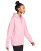 Gildan Adult Softstyle Fleece Pullover Hooded Sweatshirt light pink ModelSide