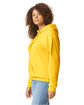 Gildan Adult Softstyle Fleece Pullover Hooded Sweatshirt daisy ModelSide