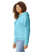 Gildan Adult Softstyle Fleece Pullover Hooded Sweatshirt sky ModelSide