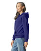 Gildan Adult Softstyle Fleece Pullover Hooded Sweatshirt cobalt ModelSide