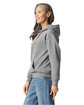 Gildan Adult Softstyle Fleece Pullover Hooded Sweatshirt cement ModelSide