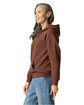 Gildan Adult Softstyle Fleece Pullover Hooded Sweatshirt cocoa ModelSide