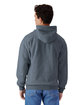 Gildan Unisex Softstyle Fleece Hooded Sweatshirt dark heather ModelBack