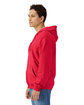 Gildan Unisex Softstyle Fleece Hooded Sweatshirt red ModelSide