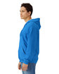 Gildan Unisex Softstyle Fleece Full Zip Hooded Sweatshirt royal ModelSide