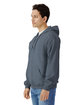 Gildan Unisex Softstyle Fleece Full Zip Hooded Sweatshirt dark heather ModelSide