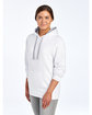 Fruit of the Loom Adult SofSpun Hooded Sweatshirt white ModelQrt