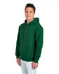 Fruit of the Loom Adult SofSpun Hooded Sweatshirt forest green ModelQrt