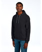 Fruit of the Loom Adult SofSpun Hooded Sweatshirt black heather ModelQrt