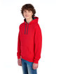 Fruit of the Loom Adult SofSpun Hooded Sweatshirt fiery red ModelQrt