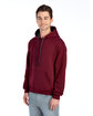 Fruit of the Loom Adult SofSpun Hooded Sweatshirt maroon ModelQrt