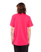 Shaka Wear Adult Active Short-Sleeve Crewneck T-Shirt hot pink ModelBack