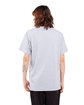 Shaka Wear Adult Active Short-Sleeve Crewneck T-Shirt heather grey ModelBack