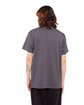 Shaka Wear Adult Active Short-Sleeve Crewneck T-Shirt charcoal gry hth ModelBack