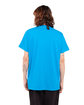 Shaka Wear Adult Active Short-Sleeve Crewneck T-Shirt turquoise ModelBack