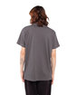 Shaka Wear Adult Active Short-Sleeve Crewneck T-Shirt dark grey ModelBack