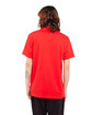 Shaka Wear Adult Active Short-Sleeve Crewneck T-Shirt red ModelBack