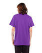 Shaka Wear Adult Active Short-Sleeve Crewneck T-Shirt purple ModelBack