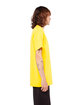 Shaka Wear Adult Active Short-Sleeve Crewneck T-Shirt yellow ModelSide