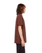 Shaka Wear Adult Active Short-Sleeve Crewneck T-Shirt brown ModelSide