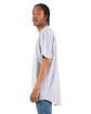 Shaka Wear Adult Curved Hem Long T-Shirt heather grey ModelSide