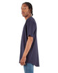 Shaka Wear Adult Curved Hem Long T-Shirt navy ModelSide