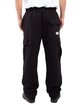 Shaka Wear Men's Fleece Cargo Pants black ModelBack