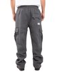 Shaka Wear Men's Fleece Cargo Pants charcoal grey ModelBack