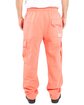 Shaka Wear Men's Fleece Cargo Pants peach ModelBack