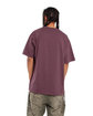 Shaka Wear Garment-Dyed Crewneck T-Shirt wine ModelBack