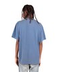 Shaka Wear Garment-Dyed Crewneck T-Shirt washed denim ModelBack