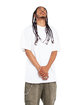 Shaka Wear Garment-Dyed Crewneck T-Shirt white ModelQrt