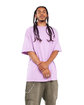 Shaka Wear Garment-Dyed Crewneck T-Shirt pastel purple ModelQrt