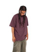 Shaka Wear Garment-Dyed Crewneck T-Shirt wine ModelQrt