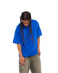 Shaka Wear Garment-Dyed Crewneck T-Shirt royal ModelQrt