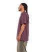 Shaka Wear Garment-Dyed Crewneck T-Shirt wine ModelSide