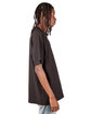 Shaka Wear Garment-Dyed Crewneck T-Shirt black ModelSide