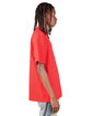 Shaka Wear Garment-Dyed Crewneck T-Shirt cherry tomato ModelSide