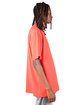 Shaka Wear Garment-Dyed Crewneck T-Shirt peach ModelSide