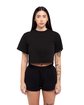 Shaka Wear Ladies' Garment Dye Crop T-Shirt  