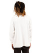 Shaka Wear Men's Garment Dyed Long Sleeve T-Shirt white ModelBack