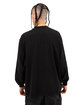Shaka Wear Men's Garment Dyed Long Sleeve T-Shirt black ModelBack