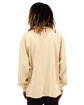 Shaka Wear Men's Garment Dyed Long Sleeve T-Shirt cream ModelBack