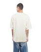 Shaka Wear Men's Garment Dyed Designer T-Shirt cream ModelBack