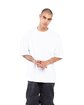 Shaka Wear Men's Garment Dyed Designer T-Shirt white ModelQrt
