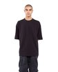 Shaka Wear Men's Garment Dyed Designer T-Shirt black ModelQrt
