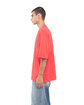 Shaka Wear Men's Garment Dyed Designer T-Shirt red ModelSide