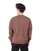 Shaka Wear Men's Los Angeles Garment Dyed Crewneck mocha ModelBack