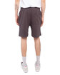 Shaka Wear Men's Garment Dye Fleece Shorts shadow ModelBack